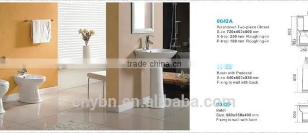China Supplier Tanitary Tare Ceramic Two Piece Toilet photo-2