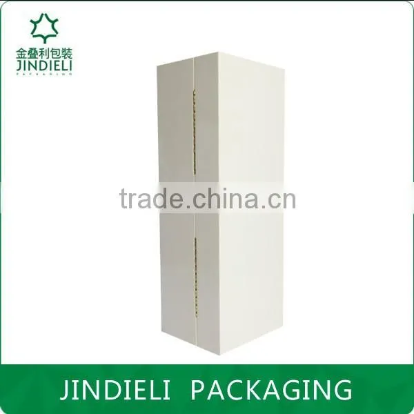 White Elegant Leather Wooden Jewelry Packaging Boxes photo-2