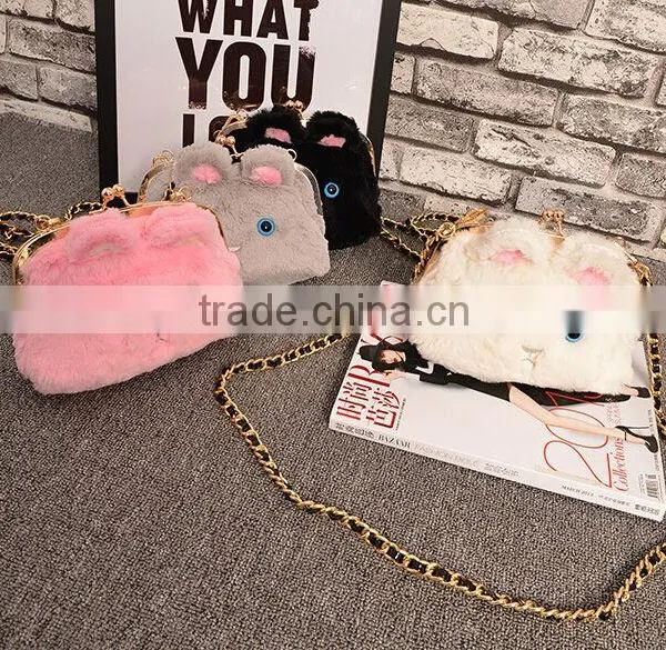 Faux Fur/Rabbit Fur Ladies Handbags Bags New Products