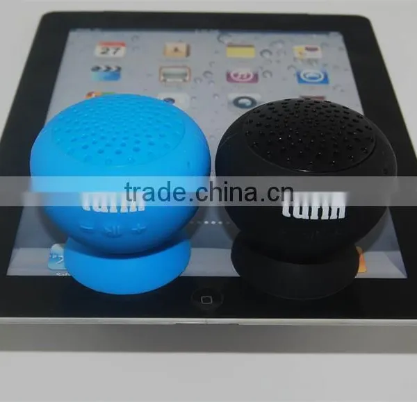 Cheapest Mushroom Mini Handfree Stereo Bluetooth Silicon Sucker Speaker photo-4