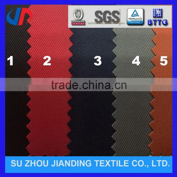 Promotional Twill Oxford Fabric 100 Polyester PU Coating Fabric