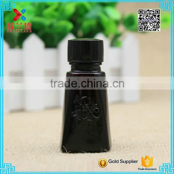 2016 High Quality 15ml Trapezoid Design Dark Amber Samll Glass Bottle Supplier's Choice photo-6