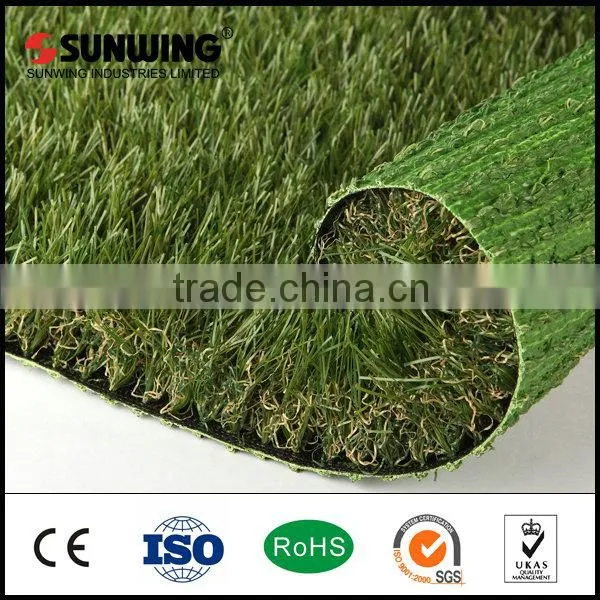China Cheap Decorative Pet Synthetic Grass Fake Turf Lawn Tile photo-5