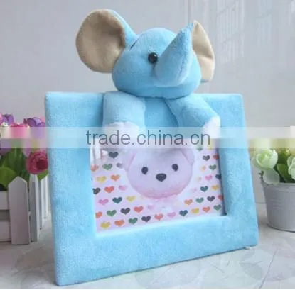 Plush Toys/Stuffed Animal Photo Frame / Plush Photo Frame /lovely Designs of Animal Shaped Photo Frame