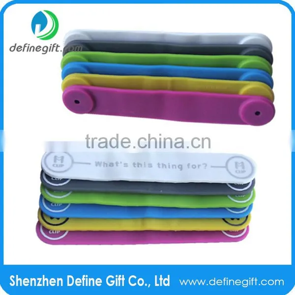 Multi Functional Magnetic Smartphone Stand Silicone Clip Cable Tie photo-6
