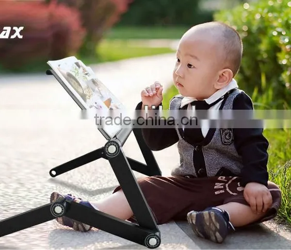 OMAX Foshan Office Furniture Wholesale Adjustable Wooden Computer Laptop Desk Stand photo-5