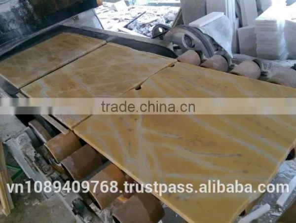 Vietnam Wood Marble Tile Yellow photo-5