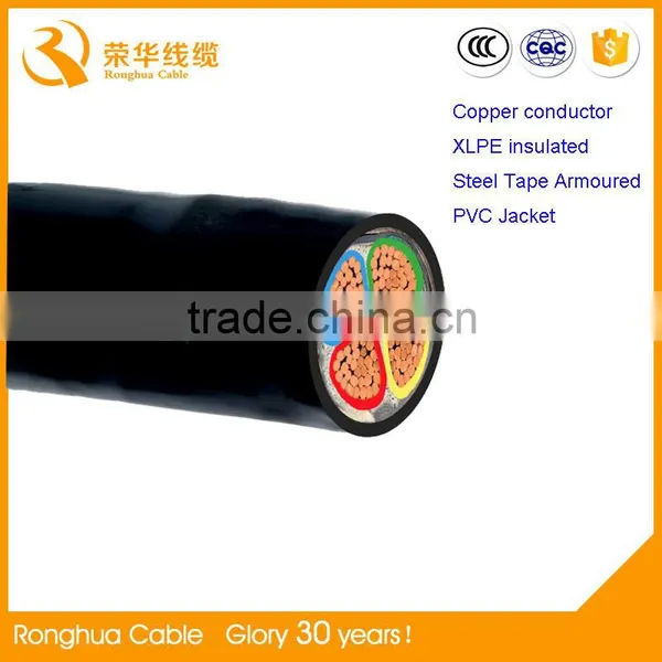 XLPE Insulated Copper Conductor Low Voltage 4 Core Xlpe Power Cable photo-3
