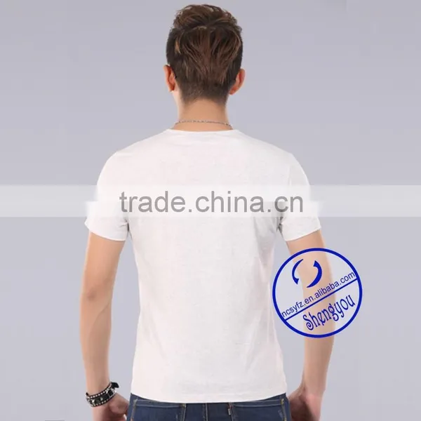 Custom 2015 Cheap Mens Blank t Shirt Wholesale China photo-3