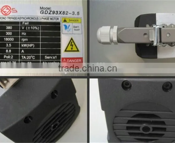 GDZ93x82-3.5(380V) Toauto 18000rpm Cnc Engraving Machine Spindle Motor Quality Choice photo-2