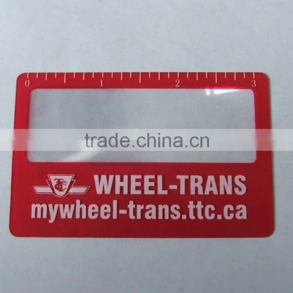 3X High Quality Advertising Gifts Plastic Business Magnifier Card Quality Choice photo-6