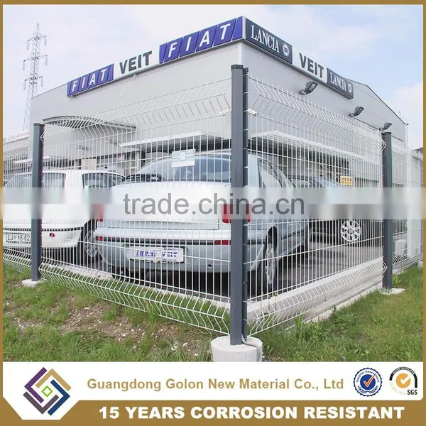 Golon High Quality Curve Mesh Fence Panel From Galvanized Welded Wire Mesh Factory, Mesh for Fencing Used photo-2