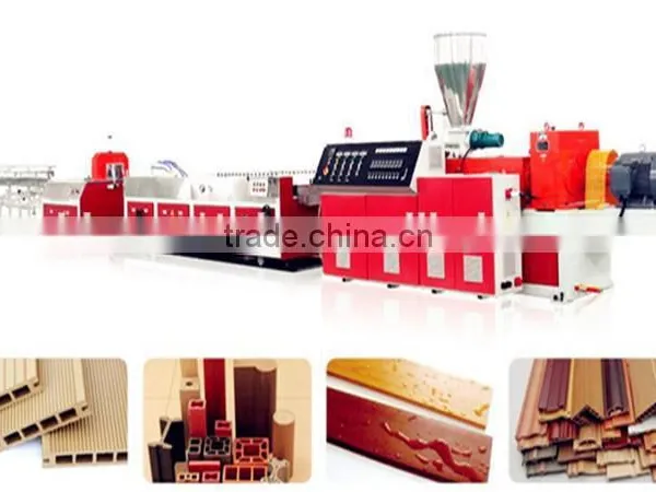 SJSZ-65/132 WPC(wood Plastic Composite)profile Extrusion Machinery photo-2