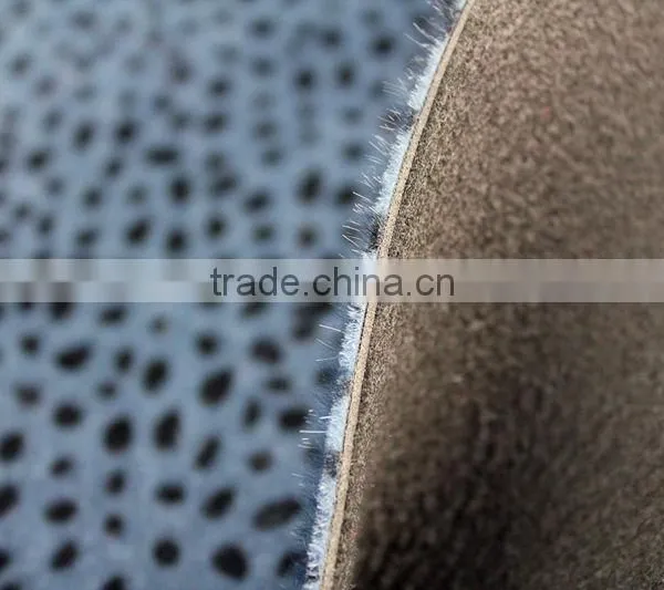 Flocking Printing Shoe Print Fabric