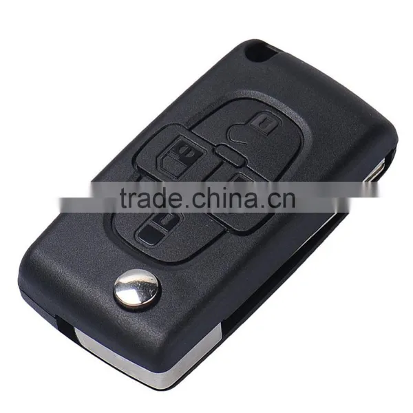 Best Price Key Cover Citroen For Peugeot 1007 Citroen C8 4 Button 407 Remote Flip Key Cover photo-5