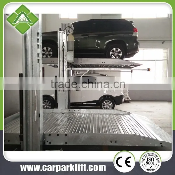 Two Post Hydraulic Tilt Parking Lift  Car Parking Lift photo-2