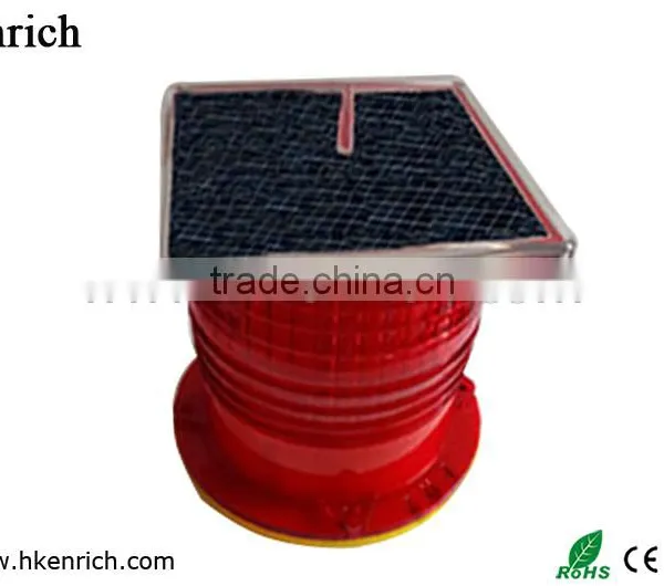 Low-intensity Solar Powered Aviation Obstruction Light