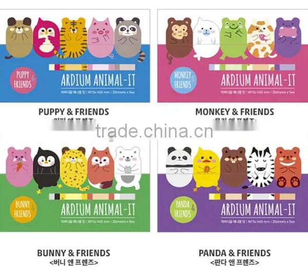 Lovely Fat Animal Bookmark Post Message Note Posted the Memo Note PN6395 photo-4