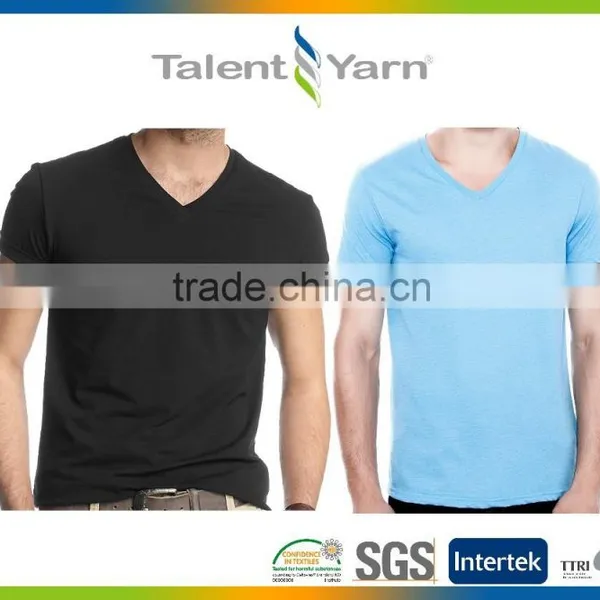 Eco-friendly Anti-odor Cooling Blank High Quality Plain T-shirt photo-2