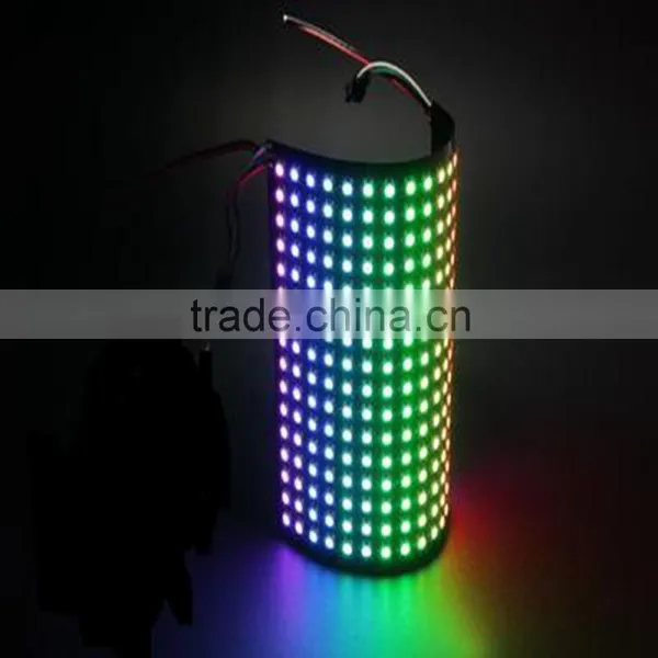 160*160mm Flexible Led Display Led Dot Matrix 256led Ws2812b