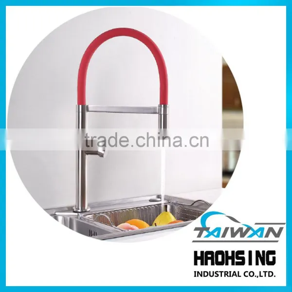 Red Kitchen Faucet Gooseneck Water Tap Kitchen Faucet Spout