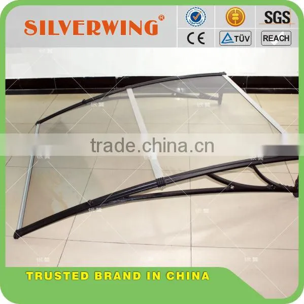 New Arrival 1.5M Assembled PC Polycarbonate Metal Aluminum Awning Celling Brackets for Porch and Window photo-2