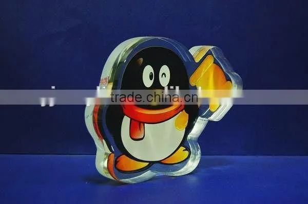 Custom Clear Acrylic Logo Block, Glass Block Board photo-2
