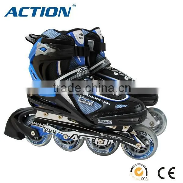 Aluminum Frame Professional Roller Skates Outdoor Sports Shoes Flashing Roller Inline Skates Shoes Professional OEM Acceptable photo-2