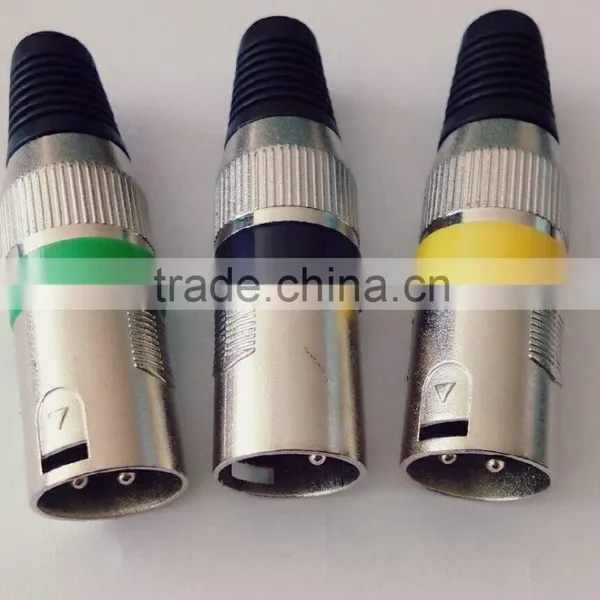 3 Pins Male/female XLR Plug Microphone Connector Adapter