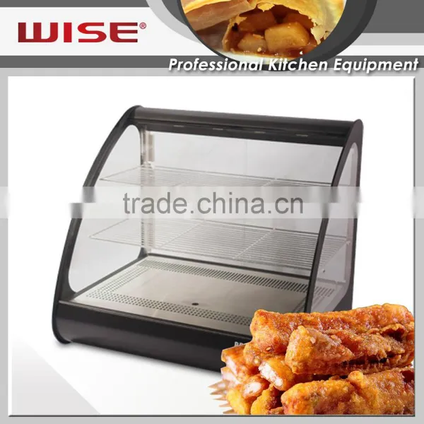 Hot Sale Commercial Black Mirror Steel Food Warming Showcase Restaurant Use photo-4