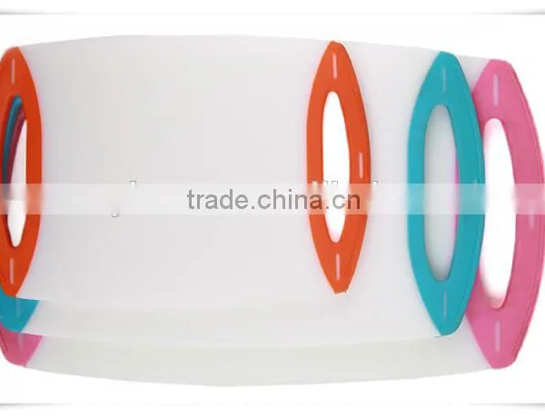 Food Grade Large Thick Plastic Chopping Cutting Board Set Cb017