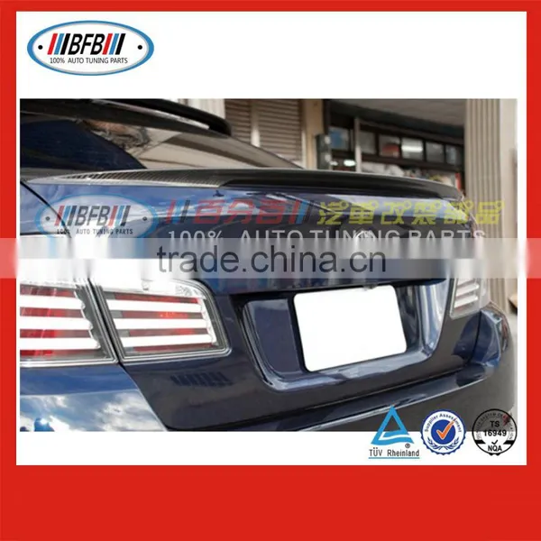 China Factory 2013 P Style 5 Series FOR BMW F10 Spoiler Rear Trunk Wing Carbon Fiber photo-4
