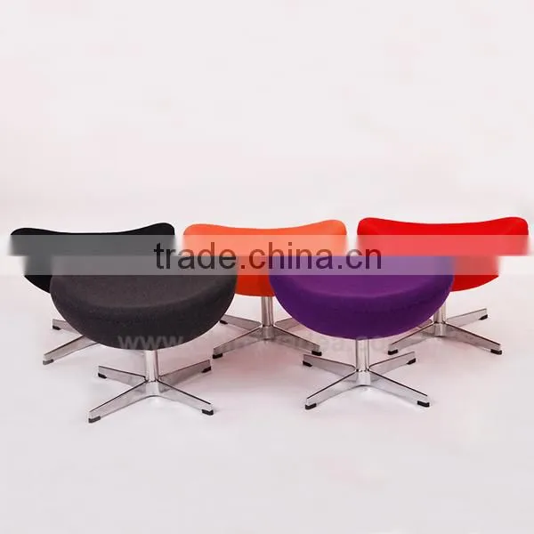 Hotel Project Furniture Egg Chair With Ottoman Stool Colorful Chair photo-3