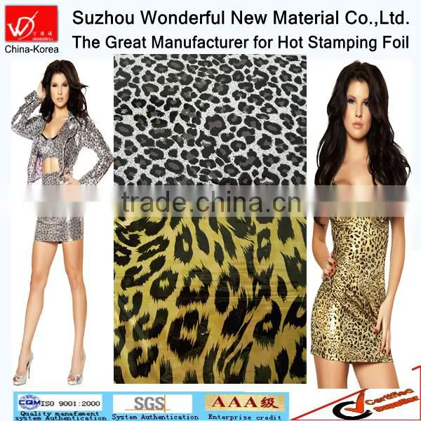 Leopard Design Heat Transfer Color Foil for Fabric & Textile photo-3
