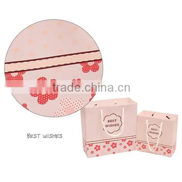 Cute Pinky Gift Bag For Girls Paper Bag photo-4