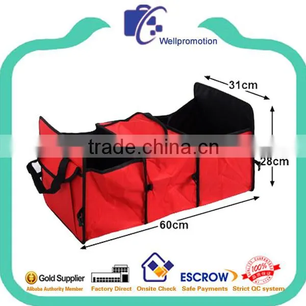 Big Compacity Car Fabric Travel Organizer 600D Polyester photo-2