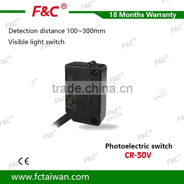 High Quality F&C CR Series Photoelectric Sensors CR-30V IP66 Sensor Switches photo-3