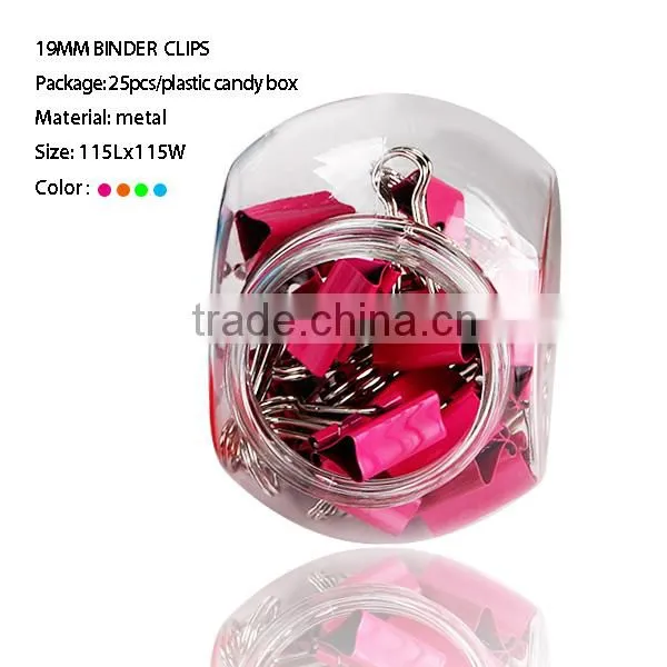 19mm Binder Clip 25pk in Plastic Bottle ,binder Clip Set in Plastic Bottle photo-3