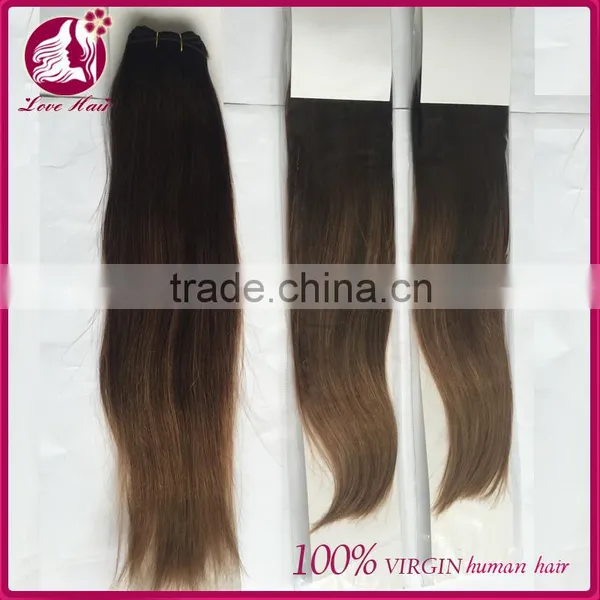 Factory Wholesale 100% Virgin Brazilian Ombre Human Hair Extensions photo-6