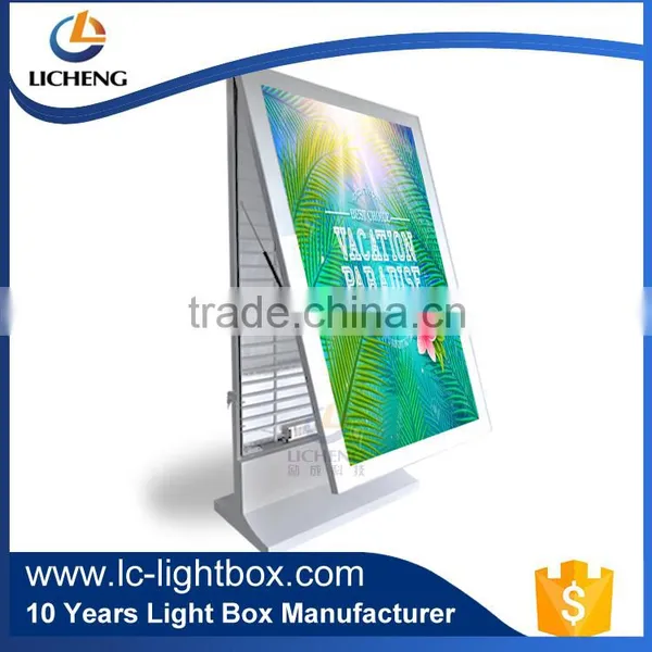 Wall Sign Board Advertising Light Box With Key Open photo-4