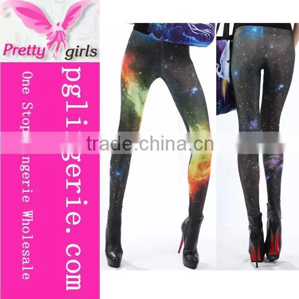 2015 Women 3d Printed Leggings,Aurora Skye Galaxy Leggings,Aurora Skye Galaxy Leggings photo-4