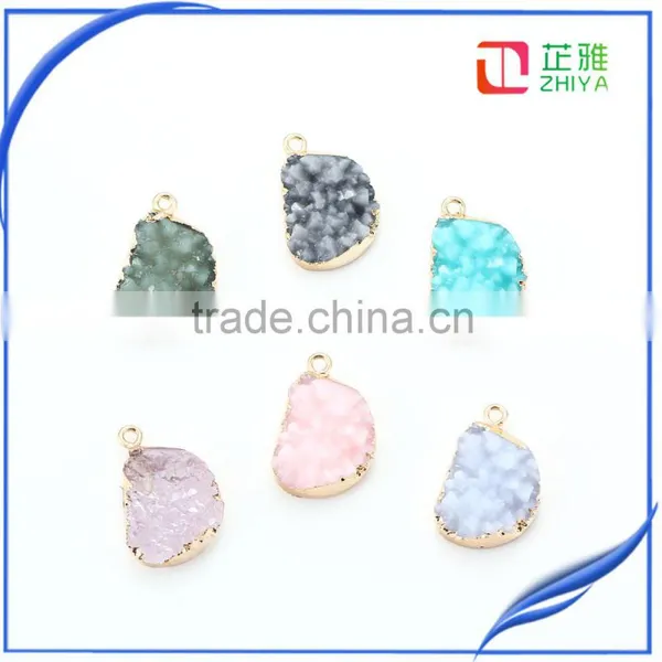 Cheap Resin Druzy Jewelry Druzy Connector Wholesale photo-6
