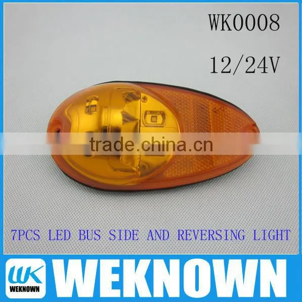 LED side and reversing light for bus