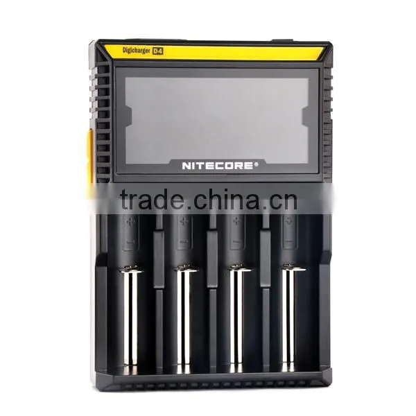 High Quality Nitecore d4 Micro USB 18650 Battery Charger Original Nitecore D4 Universal LCD Display E Cigarettes Charger photo-2