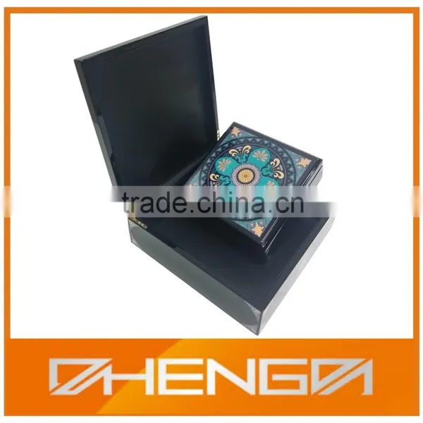 Custom Make in China Black Wooden Coffee Box (ZDH-TB01) photo-3