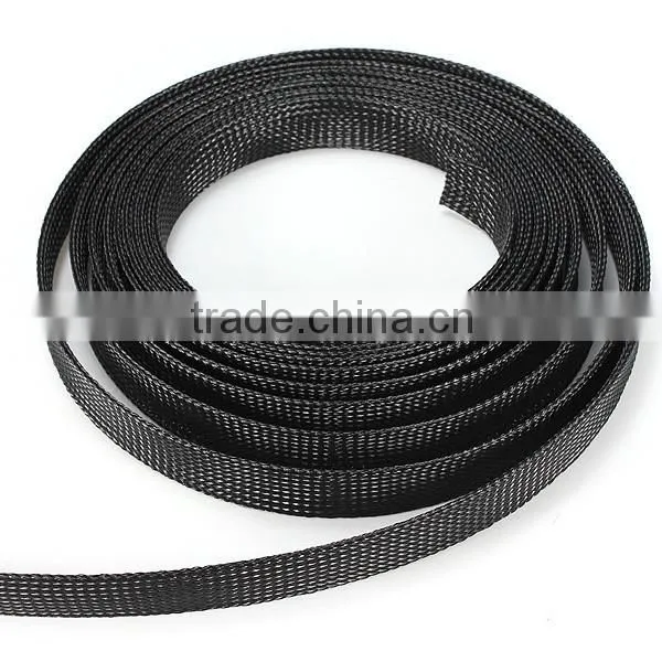 High Quality 1/4 Inch PET Braided Expandable Wire Sleeving photo-2