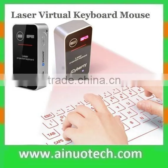 2015 Hot Sell Projection Virtual Wireless Mouse and Keyboard Bluetooth Laser Keyboard for Iphone and Android Phone photo-2