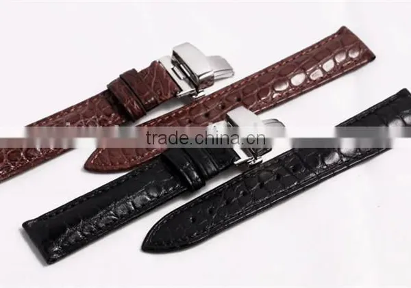 Luxury 100 % Alligator Handmade Leather Watch Strap for IWatch photo-5