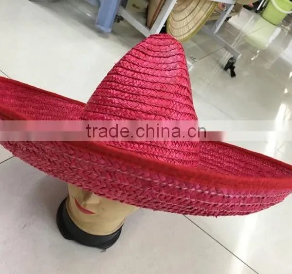 Wide Brim Sombrero Straw Hat photo-4