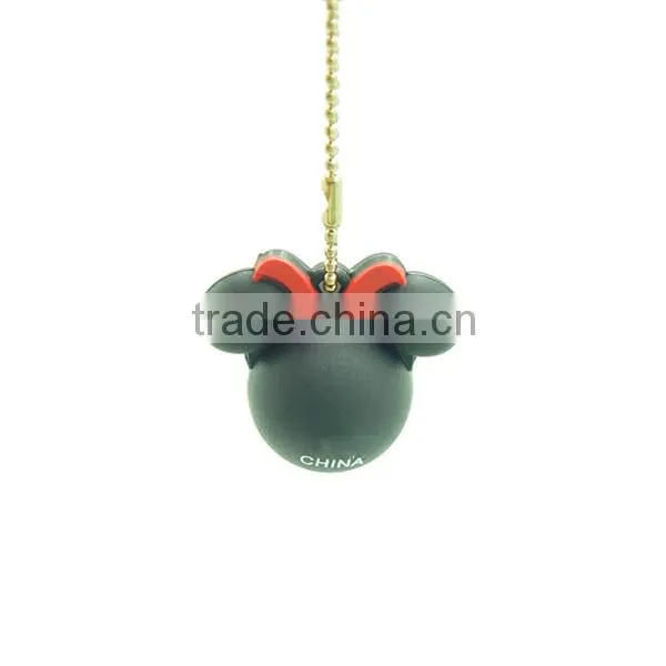 3d Custom Shaped Soft Pvc Keychain With MINNIE Shape photo-2